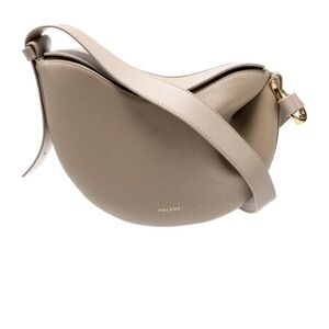 Polene Taupe Leather Women's Bag